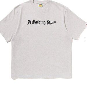 Brand new A Bathing Ape (BAPE) Logo Relaxed Fit Tee Sz Sm